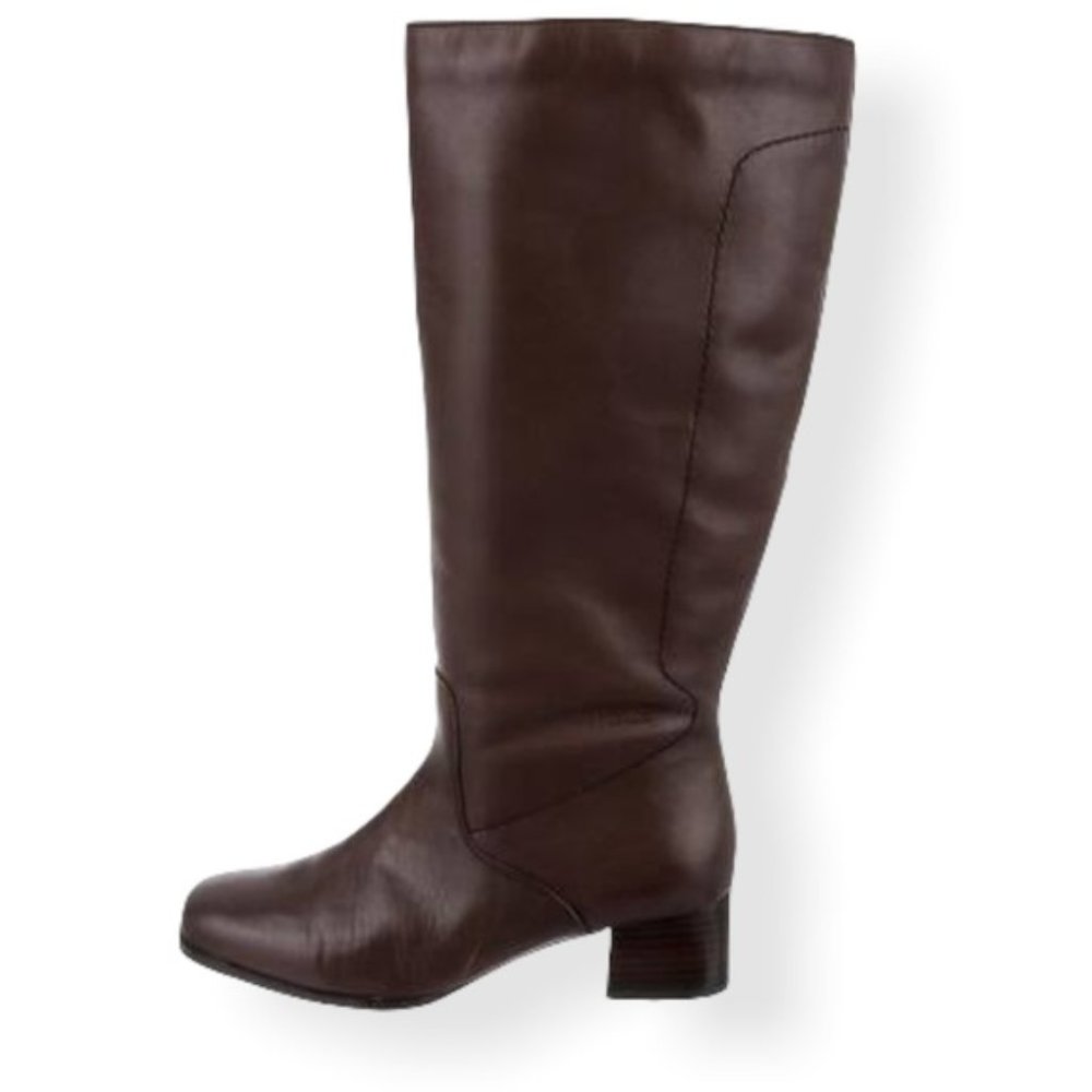 Studio B by Blondo brown leather waterproof riding equestrian boots shoes 9 W